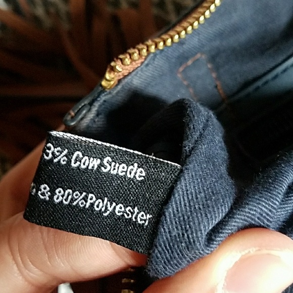 French Connection Leather Clutch/Crossbody Bag - Picture 7 of 7